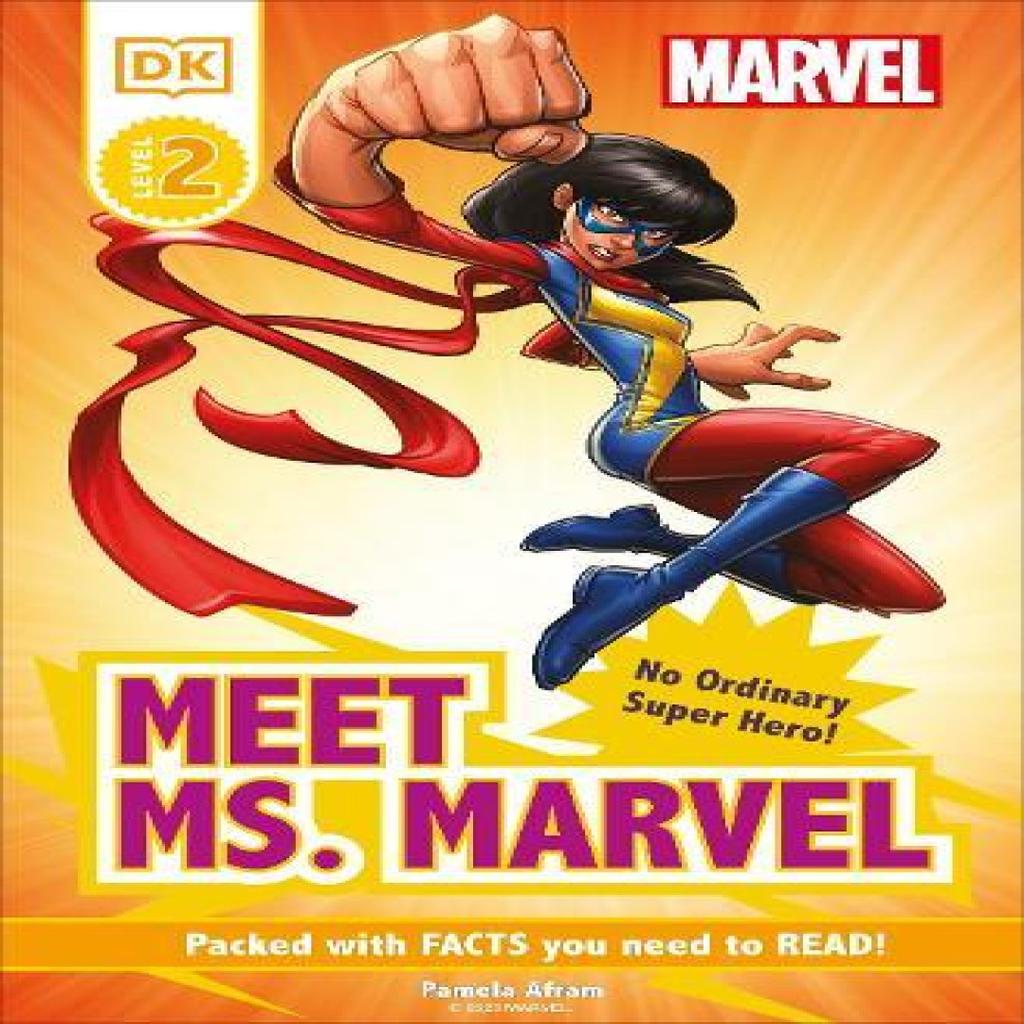 DK Super Readers Level 3 Marvel Meet Ms. Marvel by Pamela Afram Hardback Book 9780241586532