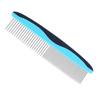 Pet Comb Stainless Smooth Steel Needle Dogs Puppy Hair Comb Remove Knots Tangles(BlueRow Comb )