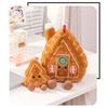 Christmas Plush Toy Gingerbread House Stars Xmas Tree Stuffed Decoration Doll