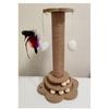Small Sisal Scratching Post for Cats, Durable Cat Tree with Scratch Board for Indoor Cats, Pet Furniture