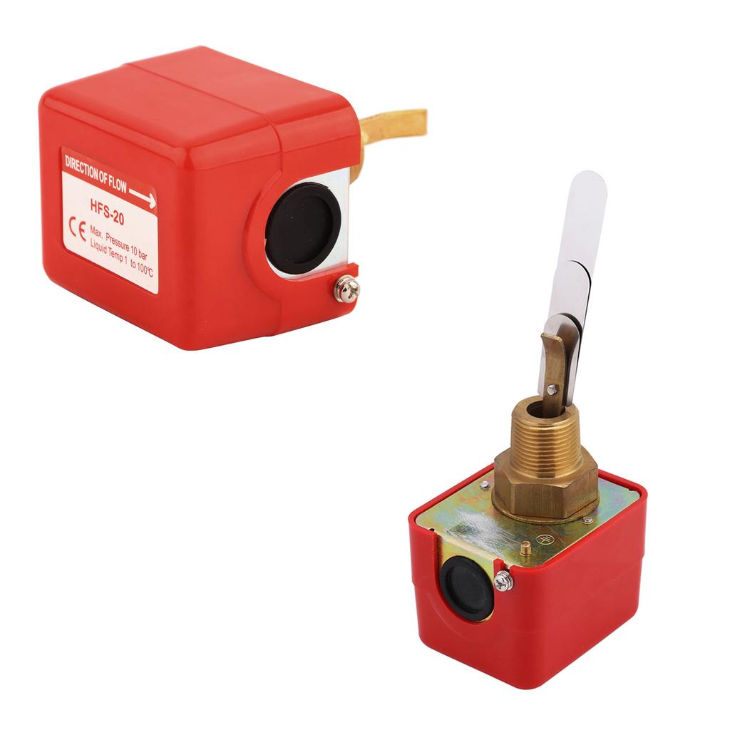 SPDT R3 4 Liquid Water Oil Sensor Control Automatic Paddle Type Flow Switch 15A 250V IP54 HFS 20