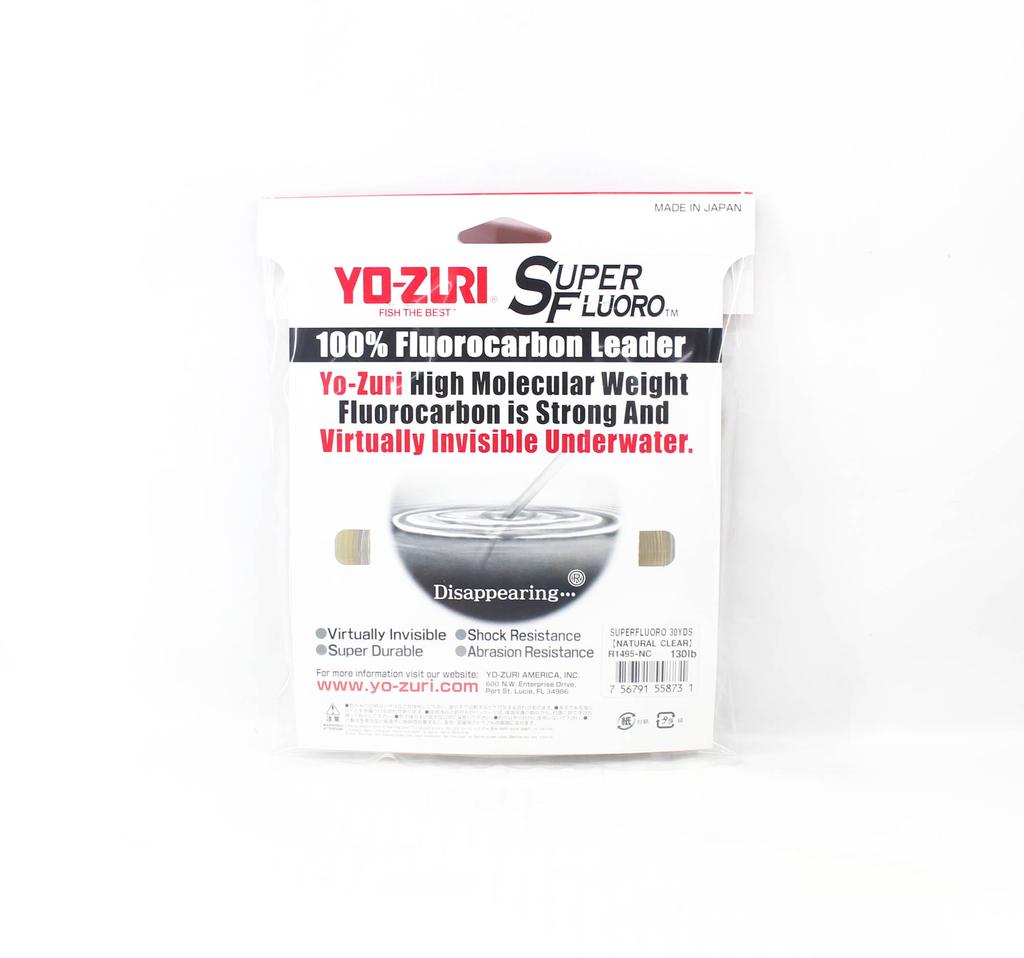 Yo Zuri Super Fluoro Fluorocarbon Vorfach 30yds 130lb 1,087mm R1495-NC