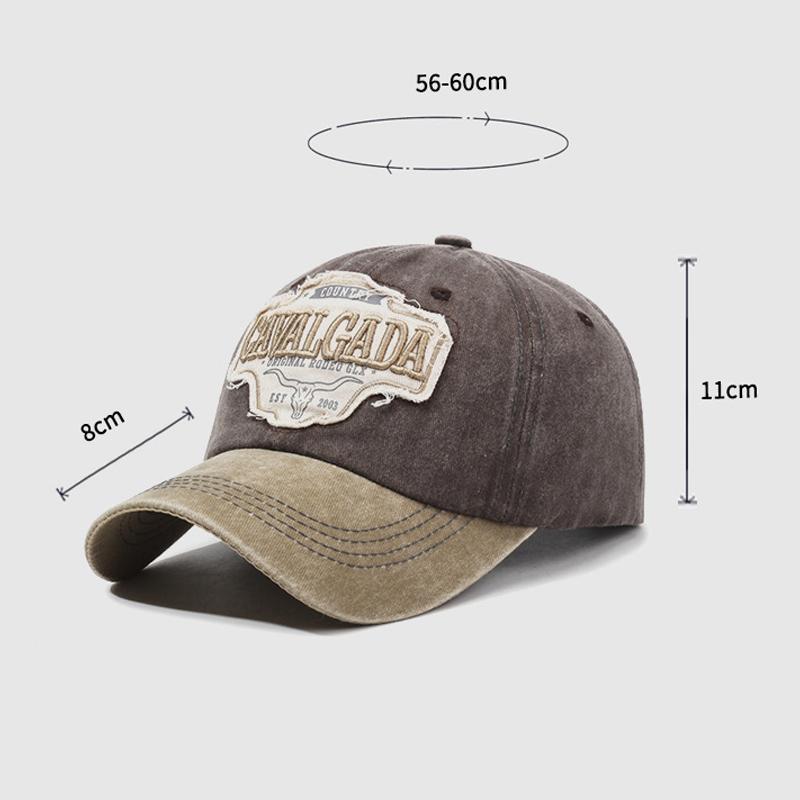 Vintage Embroidered Baseball Cap Women Sun Hat Men Cap