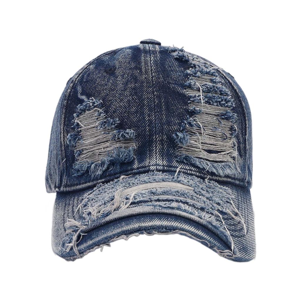 Popular WashedFabric Baseball Hat Distress Baseball Hat Women Beach Hat Photowear Sun Hat Outdoor Sport Camping Hat
