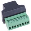 RJ45 To Screw Terminal Adaptor Rj45 Female To 8 Pin Connector for CCTV DVR