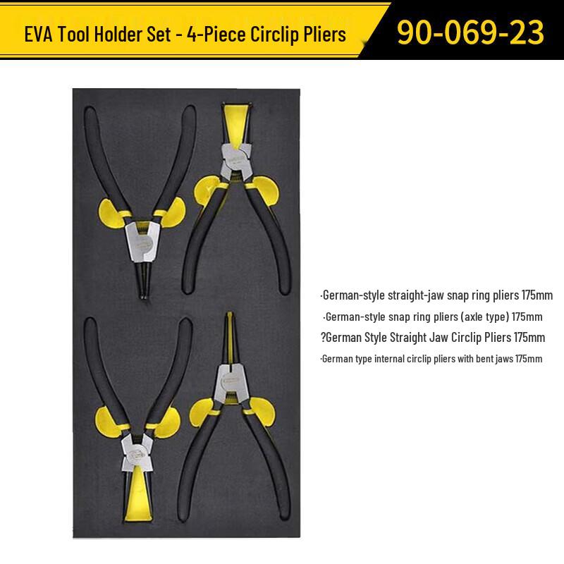 STANLEY 4-Piece Multi-functional Snap Ring Plier Set