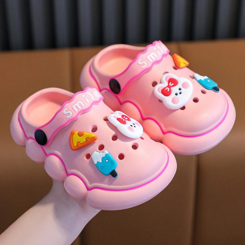 eva Children's Clogs Summer Girls Indoor Non-Slip Boys Big Kids Baby Sandals Outdoor Beach Sandals