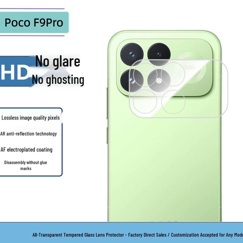Xiaomi Poco F9 Ultra Screen Ring Full Coverage Tempered Glass & Lens Protection