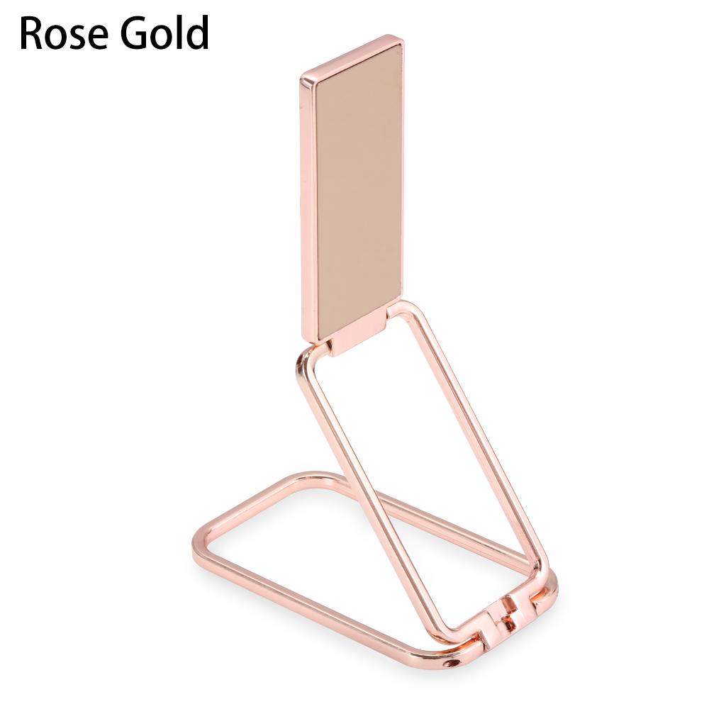 Hot 360 Rotation Mobile Phone Foldable Stand Back Ultra Thin Phone Ring Holder Multi Angle Portable Desk Metal Finger Kickstand