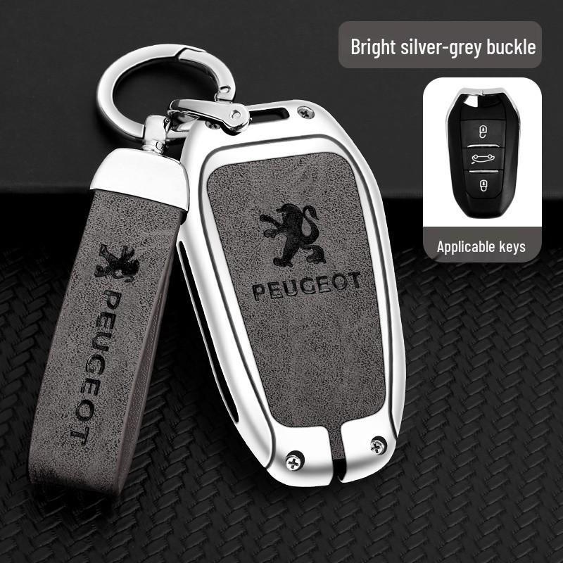 Dongfeng Peugeot 408/308/3008 Key Case - Metal, Anti-Lost Design