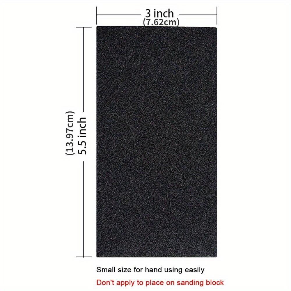 102 Pcs Wet Dry Sandpaper 60 To 3000 Grit Assortment 3 X 5.5 Inch Abrasive Paper for Automotive Sanding, Wood Furniture Finishing