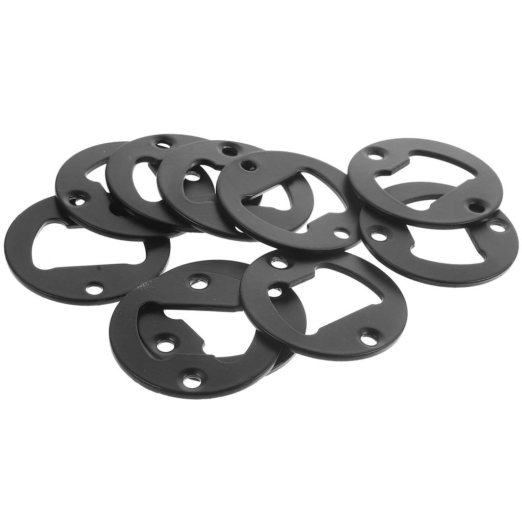 10 Stück Runde Flaschenöffner Teile Glasdeckel Entferner Set Einlage Zubehör Herstellungs Material Camping