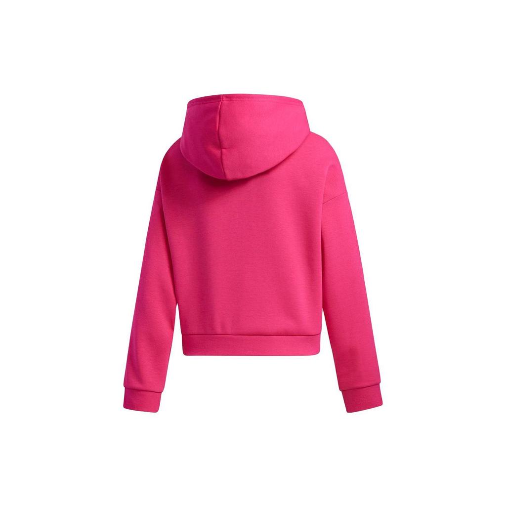 Adidas Neo Printed Striped Hooded Sports Sweatshirt Women Sweatshirt Pink GP5863