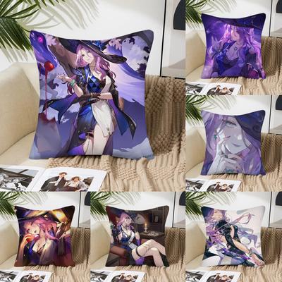 Jade Honkai Star Rail Anime Pillow Case Square Pillow Bedroom Sofa Leisure Comfort Cushion Car Living Room Home Decoration 40X40