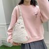 New Japanese simple breast bag couple shoulder messenger bag men's bag large capacity storage bag women