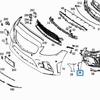 Mercedes-Benz W205 C200 Front Bumper Trim A2058856502 A2058856602