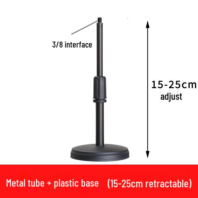 Universal Multi-functional Desktop Microphone Stand for Live Broadcast, Conferences, Speeches, Presentations, and Singing.
