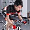 Universal Road Mountain Bicycle Sweat Cover Waterproof Bike Turbo Trainer Sweat Absorb Guard Strap Net Cover with Phone Pouch