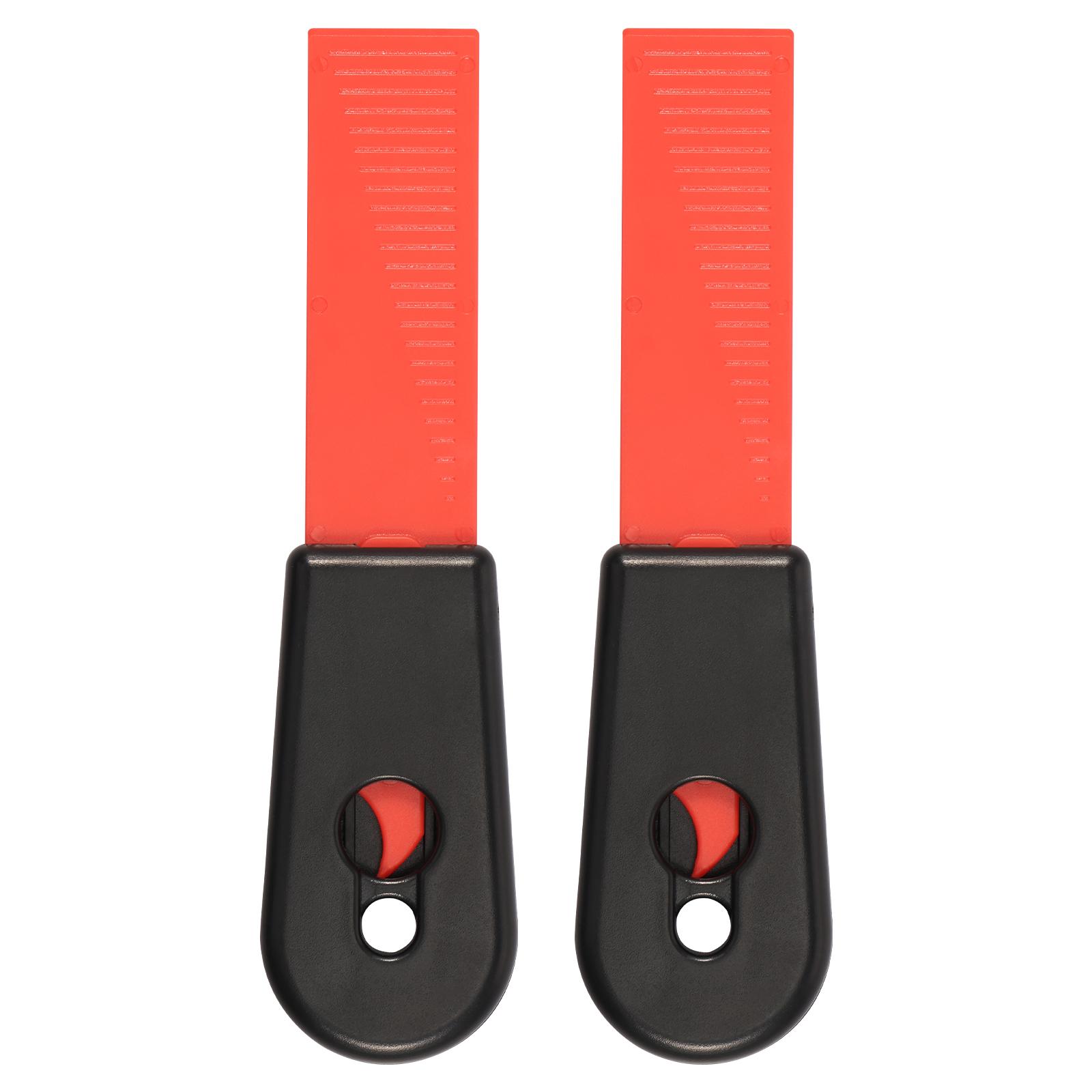 2 шт. Самозатачивающийся скребок для чистки Универсальный скребок для стеклокерамической плиты с ручкой Простой в использовании Инструмент-скребок для чистки Эффективный