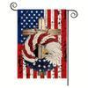 High-quality Polyester Garden Flag Perfect For Memorial Day And Independence Day Celebrations
