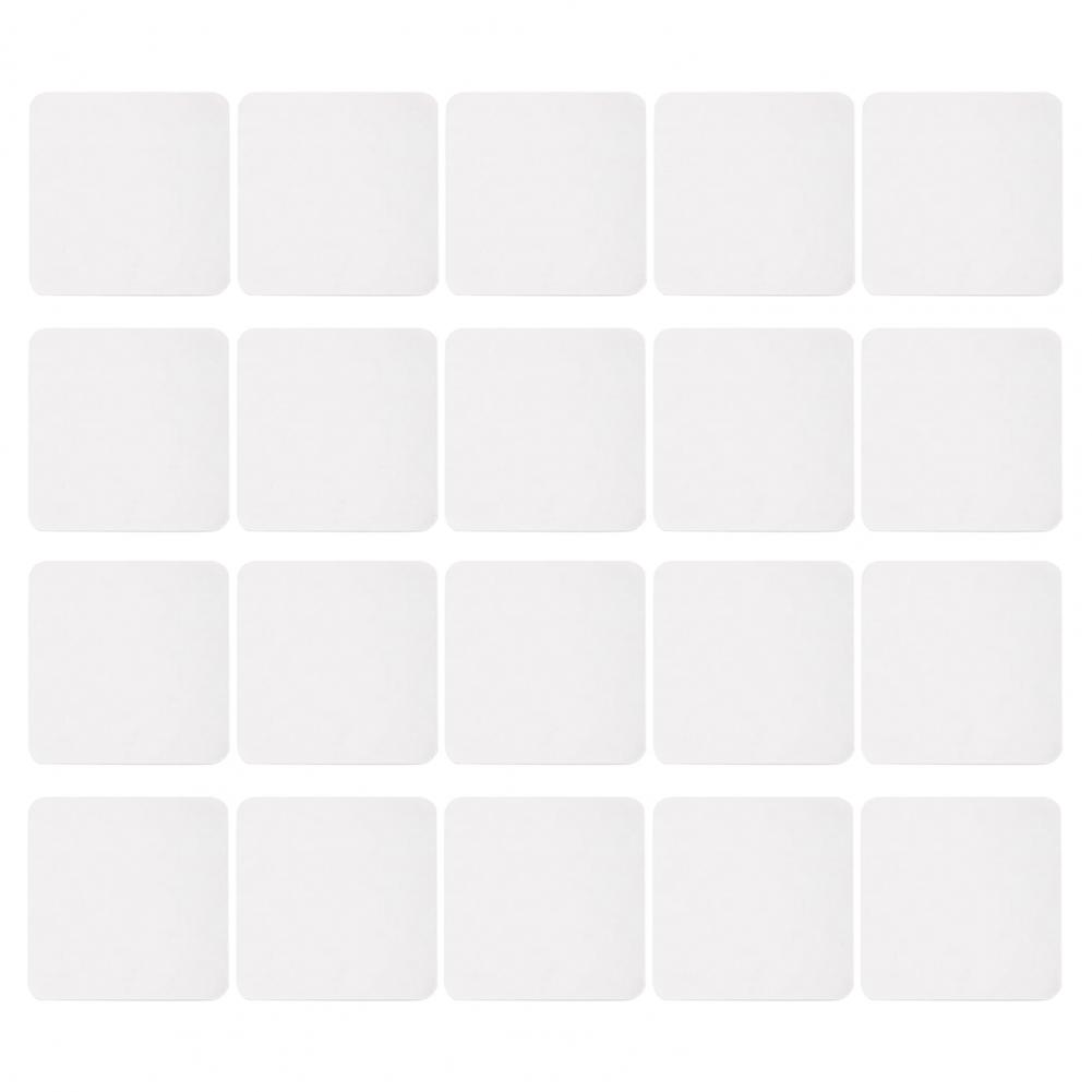 20Pcs Ceramic Shaping Cloth Pottery Soft Suede Clay Smoothing Cloth Water Absorbent Chamois Leather Ceramics Trimming Crafting белый