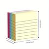 200sheets Line Sticky Notes 4 Colors Portable Student Note Marker Writing Sticky Notes Self-Adhesive Easy To Apply Notepad
