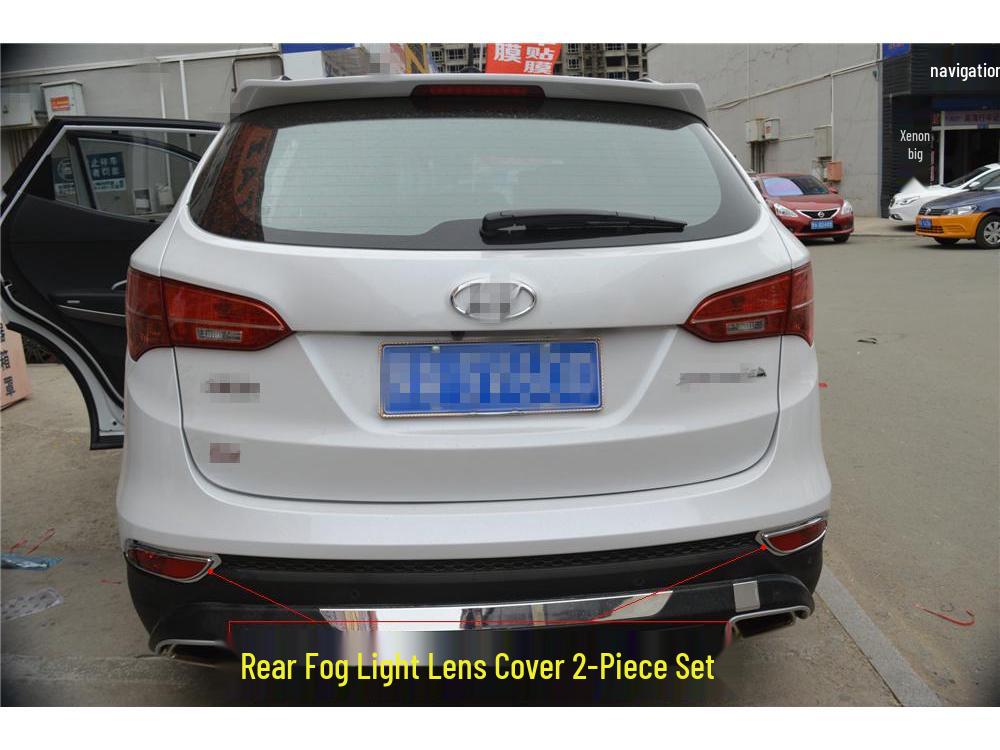 Hyundai Santa Fe IX45 Headlight & Fog Light Cover Stickers (2013-2016)