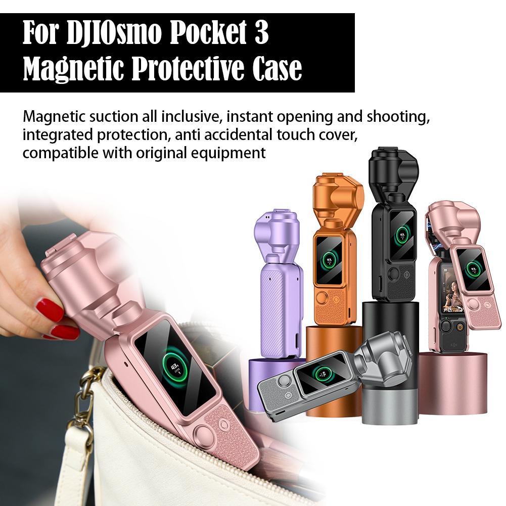 For DJI Osmo Pocket 3 Protective Case Gimbal Camera Magnetic Protection Case Screen Camera Protective Case