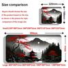 overlock Mouse Pad Keyboard Mouse Pad office Pad Computer Laptop Pad Desk accessories Game Console Pad Cherry Blossom Scenery