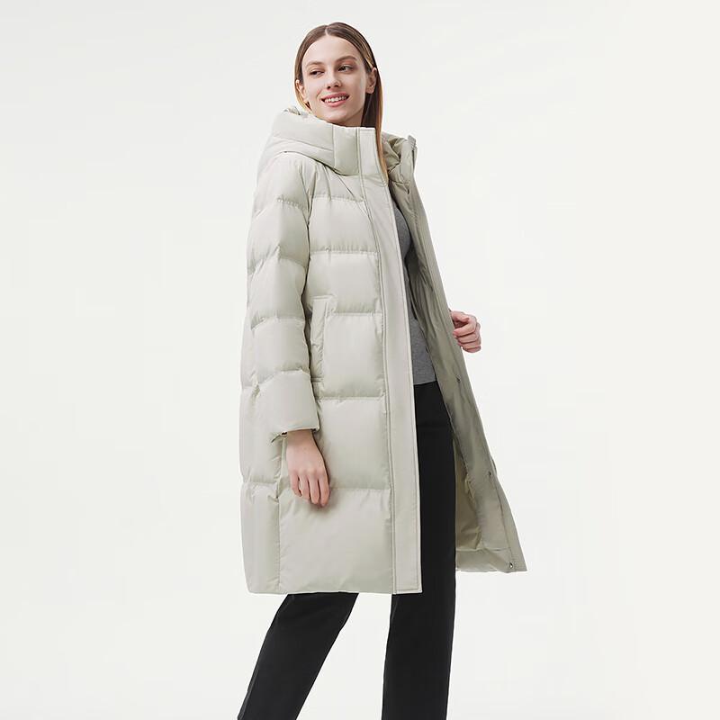 Tanboer Women's Long Hooded Warm Down Jacket