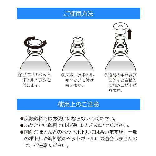 Bottle Caps for PET Bottles, Sports Drinks, Drinking Water, and Pet Urine Cleaning, Manner Water (Set of 2)