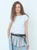 ETMON Cutting Layered T-Shirt White