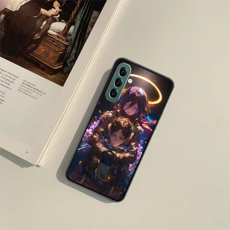 Character MIKASA Phone Case for Samsung A54 A14 A24 A34 A17 A37 A57 A55 A35 A25 A15 A07 A05S A04S A12 A22 A32 A52S A72 Galaxy No