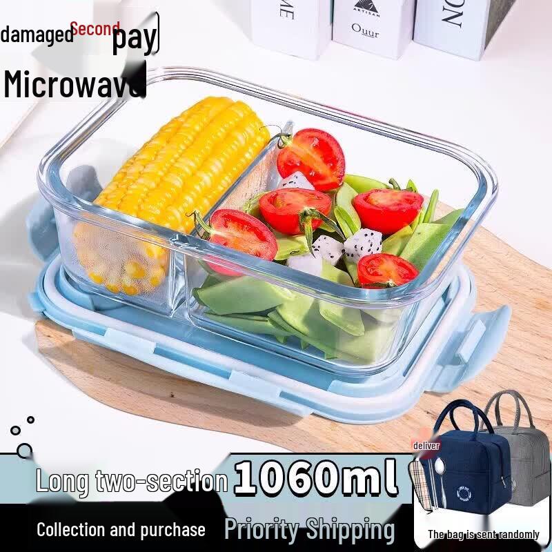 Qiwei Glass Microwave Lunch Box
