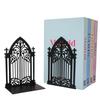 Gothic Book Divider Holder Rust Resistant Display Bookshelf Premium Students Book Ends  Home Office
