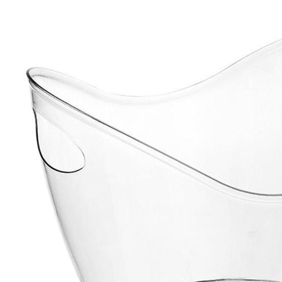Cubo de Hielo en Forma de Lingote Gran Capacidad Doble Asa Refrigerador Portátil para Cerveza Champaña Vino Cubo de Hielo Resistente para Fiesta Camping Picnic Barra de Casa