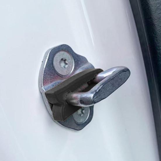 4Pcs Car Door Cushion Pads Silicone Anti-Rattle Shock Absorber for Vehicles Trucks Vibration Easy Clip-On Installation Car Door Impact Stopper