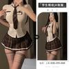 Xianyi Sexy Underwear Sexy Student Clothing Jk Uniform Temptation Free of Tight Passion Clothes Large Size Set 490