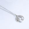 Cross-border Hot Selling World Map Travel Necklace Fashion Stainless Steel Jewelry Hollow Earth Pendant Women's Bamboo Sporty
