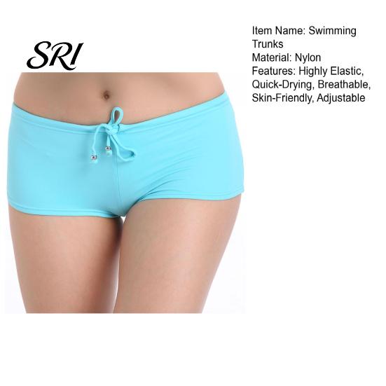 Costume da Bagno da Donna Pantaloncini da Spiaggia Bikini da Donna, Pantaloncini da Nuoto Altamente Delicati sulla Pelle Elastici Asciugatura Rapida con Regolabile