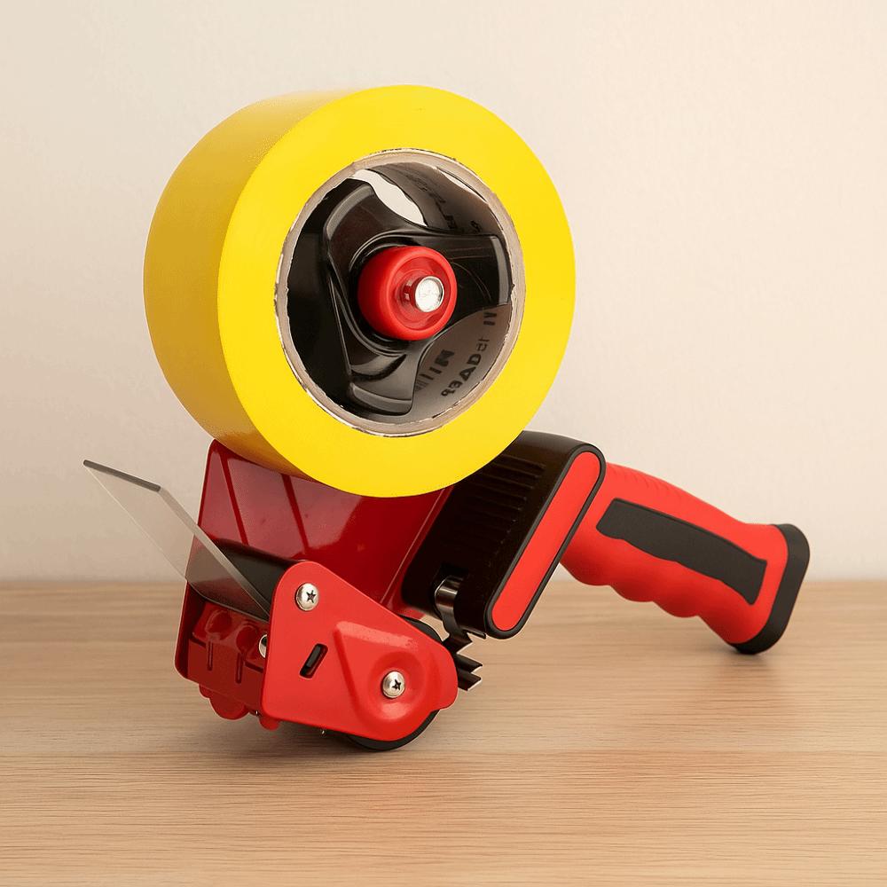 Comfortable Handle Roller Tape Dispenser 7.5cm Width Roller Tape Cutter  for Office