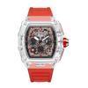 New Men's Fashion Sport Watch Multi-Function Quartz Wristwatch Barrel-Shape Men's Watch