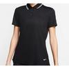 Nike Polo Shirts Women's Black Polo Collar Moderate Straight Fit BV0218-010