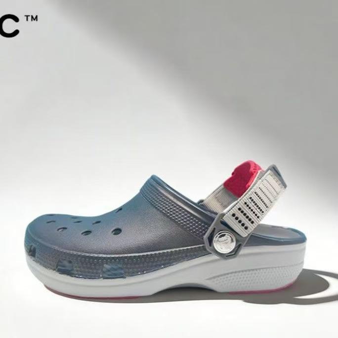 Детские классические шлепанцы Crocs Унисекс 36-37(M4W6) серый