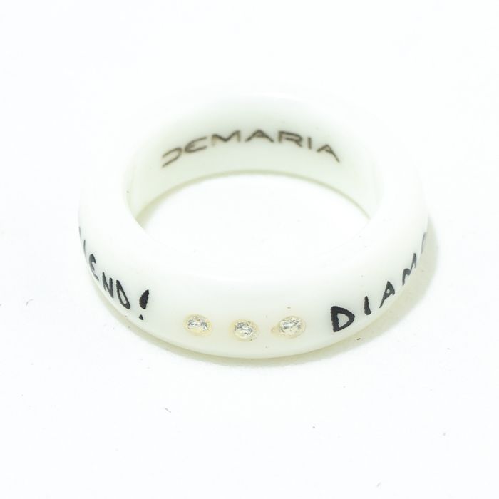 Bague femme - Demaria - DM6TMA005-B14 - Argenté - Design délicat - Pierre précieuse