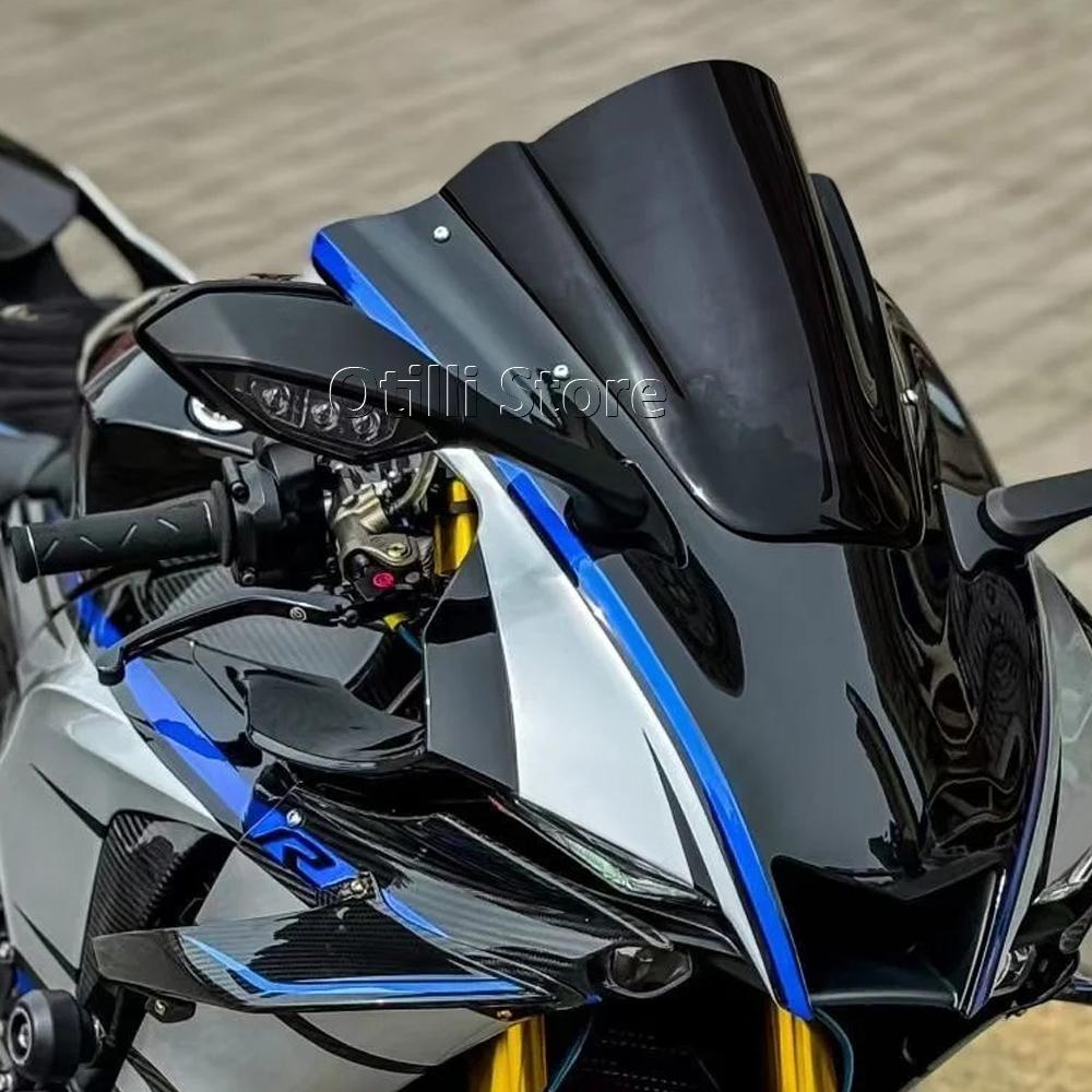 Windshield For Yamaha YZF-R1 YZF R1 YZF R1M 2020-2025 2024 Windscreen Wind Deflector Double Bubble Heightening Screen YZF-R1M