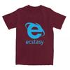Herren Ecstasy T-Shirts Beliebtes Logo 100% Baumwolle Kleidung Strand Straßenstil Kurzarm T-Shirt Rundhals Neuheit Lässiges T-Shirt