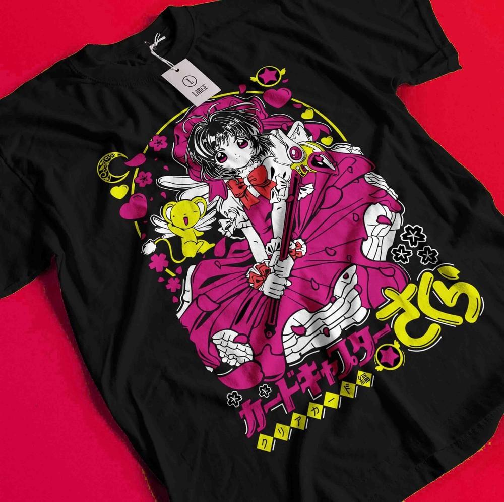 

Cardcaptor Sakura Shirt Li Syaoran Tshirt Tomoyo T-Shirt Touya Tee Yukito Kero BB1466 4XL