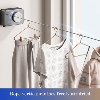 Zatahovací šňůra na prádlo Nástěnná Neviditelná Šňůra na sušení prádla Víceúčelový Sušák Nástěnná Šňůra Pro Domácí Balkony
