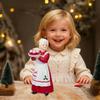 Claus Holding Cupcakes Ornament